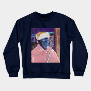 Van Gogh Interactive Negative Filter T-Shirt #2 By Red&Blue Crewneck Sweatshirt